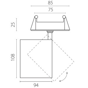 Спот Alta Base A5446RS