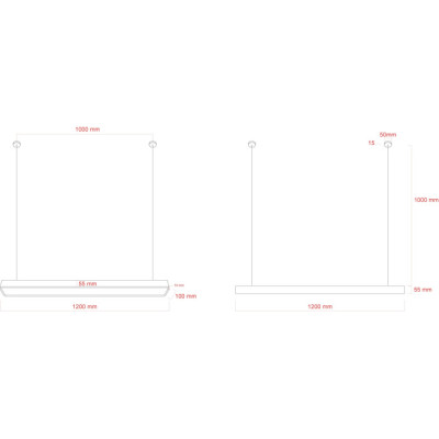 Подвесной светильник  SPO-113-W-40K-036