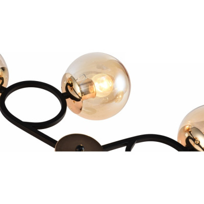 Потолочная люстра  01338-0.3-06 BK+FGD