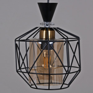 Подвесной светильник  01001-0.9-01 BK